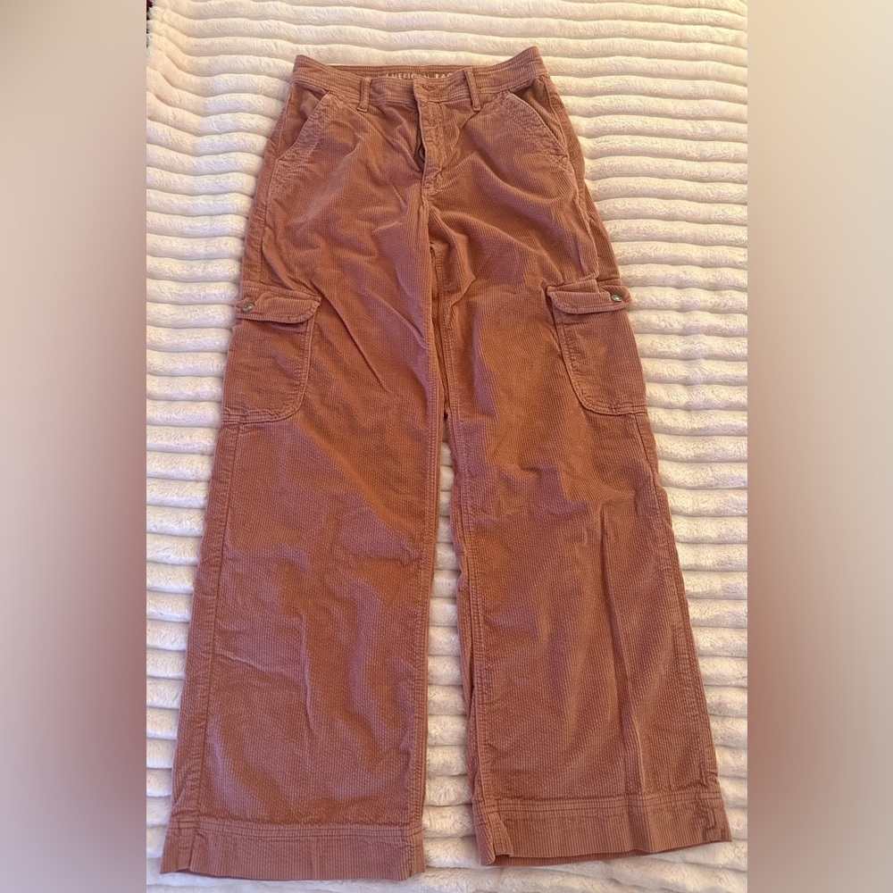 American Eagle Outfitters Pink Corduroy Pants